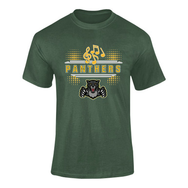 Bruton Panthers Band # 3 Men's SS T-Shirt