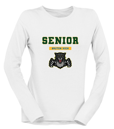 Bruton Panthers Senior #2 Women's LS T-Shirt