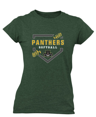 Bruton Panthers Softball #2 Women's SS T-Shirt