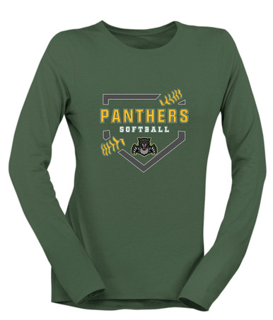 Bruton Panthers Softball #2 Women's LS T-Shirt