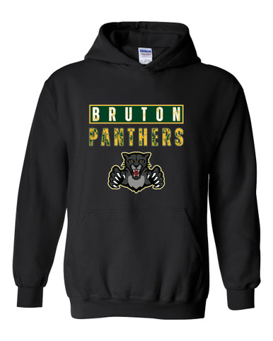 Bruton Panthers Mascot #9 Men's Hoodie