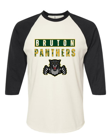 Bruton Panthers Mascot #9 Women's Baseball T-Shirt