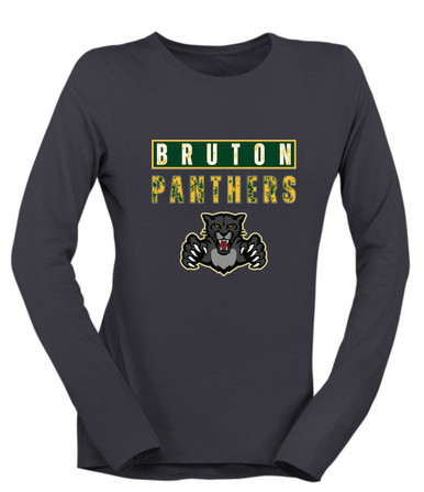 Bruton Panthers Mascot #9 Women's Premium LS T-Shirt