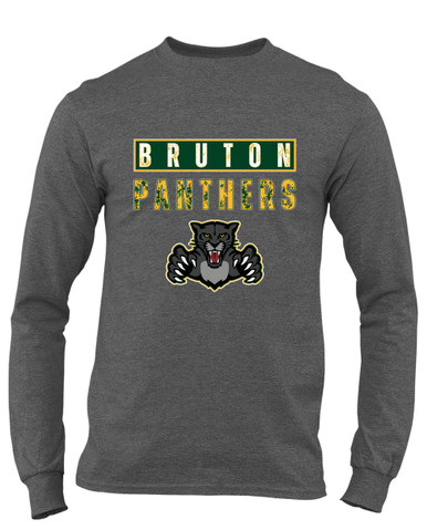 Bruton Panthers Mascot #9 Men's Premium LS T-Shirt