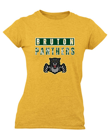 Bruton Panthers Mascot #9 Women's Premium SS T-Shirt