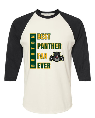 Bruton Panthers Best Panther Fan Men's Baseball T-Shirt