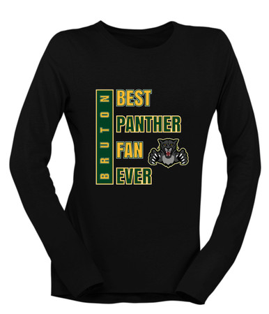 Bruton Panthers Best Panther Fan Women's LS T-Shirt