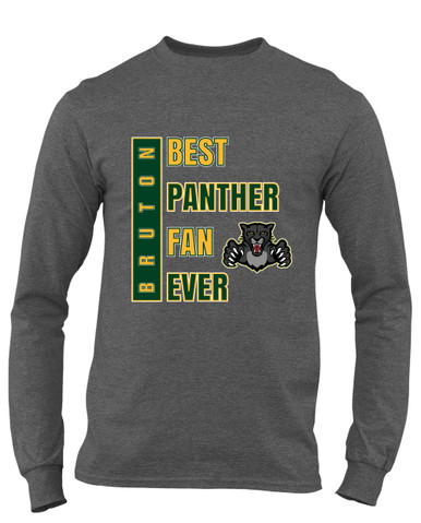 Bruton Panthers Best Panther Fan Men's LS T-Shirt