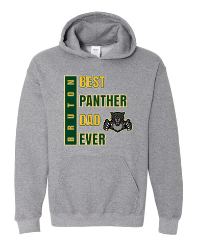 Bruton Panthers Best Panther Dad Men's Hoodie