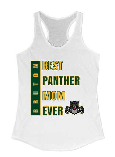 Bruton Panthers Best Panther Mom Women's Tank Top