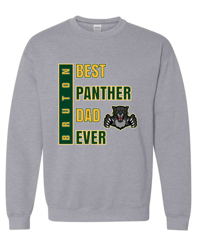 Bruton Panthers Best Panther Dad Men's Sweatshirt