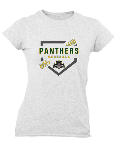Bruton Panthers Baseball #2 Women's Premium SS T-Shirt
