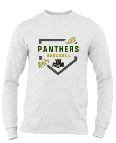 Bruton Panthers Baseball #2 Men's Premium LS T-Shirt