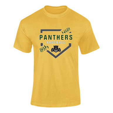 Bruton Panthers Baseball #2 Men's SS T-Shirt