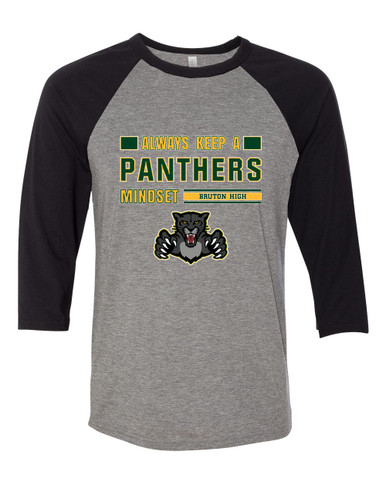 Bruton Panthers Mindset Men's Baseball T-Shirt