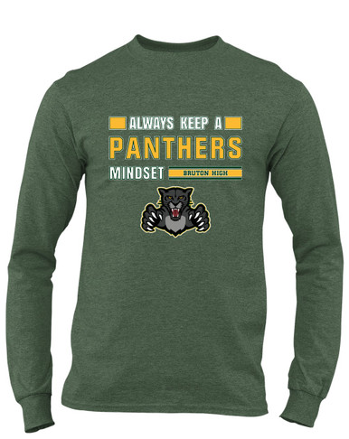 Bruton Panthers Mindset Men's Premium LS T-Shirt