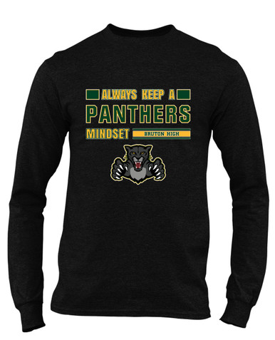 Bruton Panthers Mindset Men's LS T-Shirt