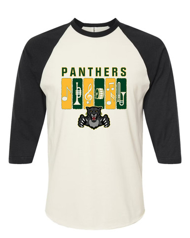 Bruton Panthers Band # 2 Women's Baseball T-Shirt