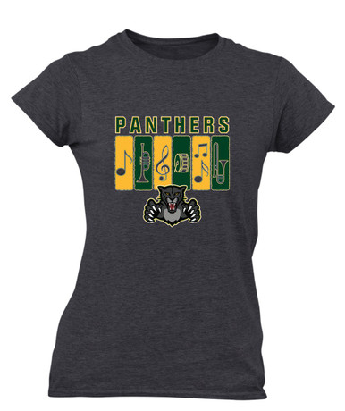 Bruton Panthers Band # 2 Women's Premium SS T-Shirt