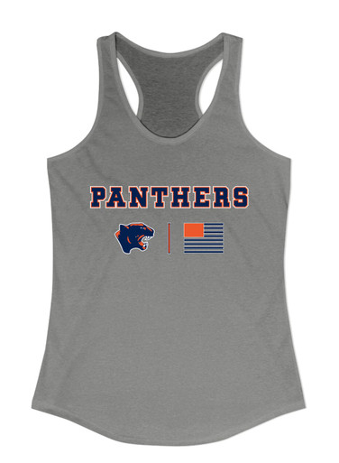 Oswego Panthers Team Colors Flag Women's Tank Top