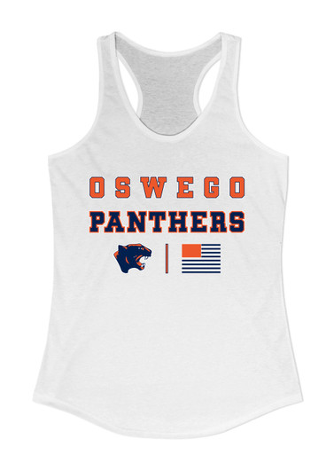Oswego Panthers Spirit Flag Women's Tank Top