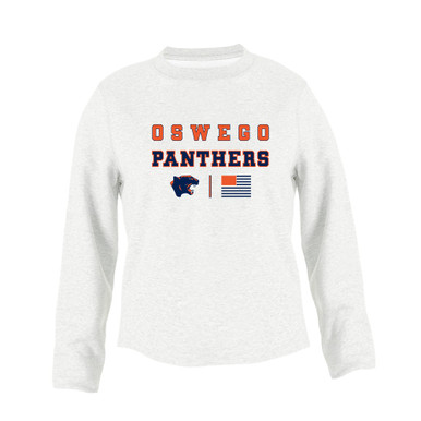 Oswego Panthers Spirit Flag Women's Sweatshirt