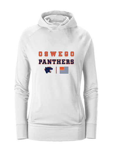 Oswego Panthers Spirit Flag Women's Hoodie