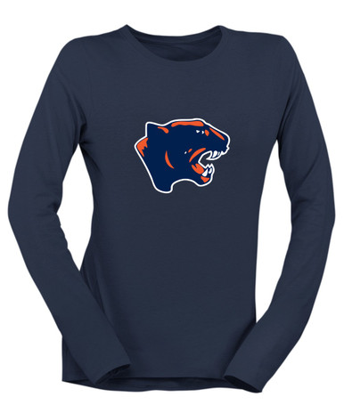 Oswego Panthers Mascot #1 Women's LS T-Shirt