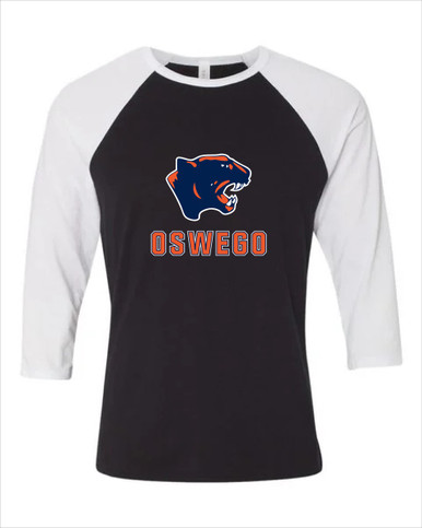 Oswego Panthers Mascot #2 Women's Baseball T-Shirt