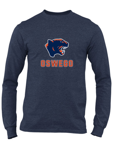 Oswego Panthers Mascot #2 Men's LS T-Shirt