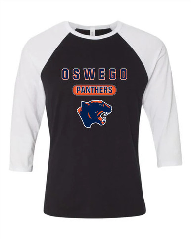 Oswego Panthers Mascot #3 Men's Baseball T-Shirt