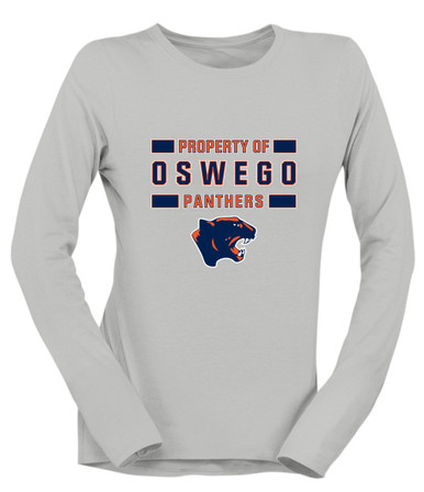Oswego Panthers Property Of Women's Premium LS T-Shirt