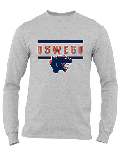 Oswego Panthers Mascot #4 Men's Premium LS T-Shirt