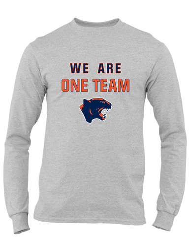 Oswego Panthers We Are One Team Men's LS T-Shirt