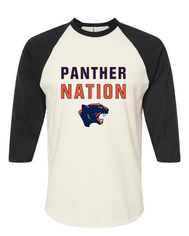Oswego Panthers Nation #2 Women's Baseball T-Shirt