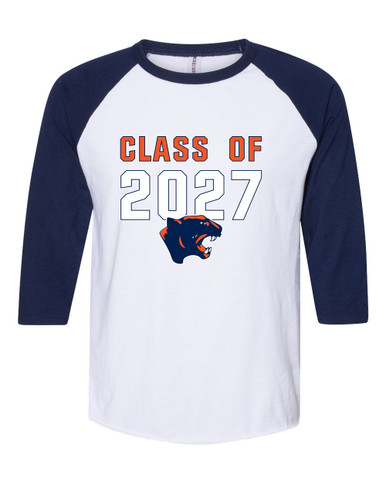 Oswego Panthers Class of 2027 Men's Baseball T-Shirt