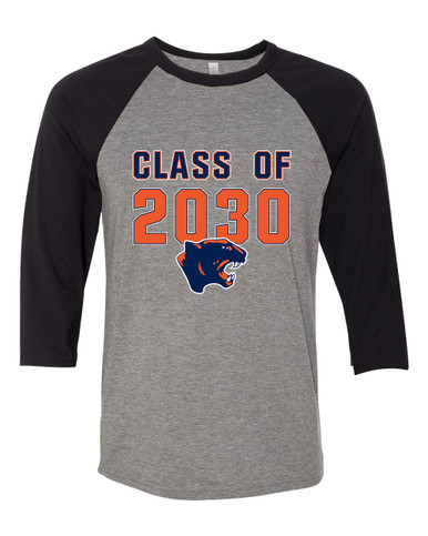 Oswego Panthers Class of 2030 Men's Baseball T-Shirt