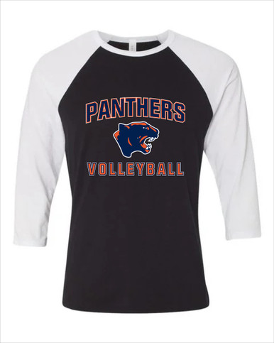 Oswego Panthers Volleyball Women's Baseball T-Shirt