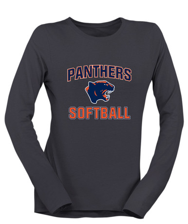 Oswego Panthers Softball #1 Women's LS T-Shirt