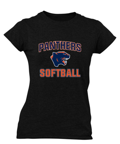 Oswego Panthers Softball #1 Women's SS T-Shirt