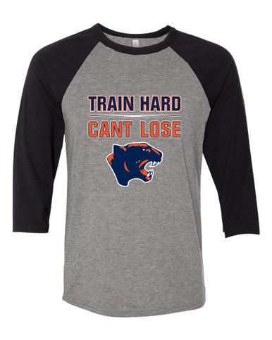 Oswego Panthers Train Hard, Can't Lose Women's Baseball T-Shirt