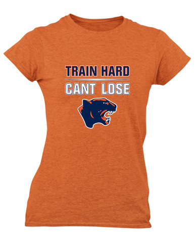 Oswego Panthers Train Hard, Can't Lose Women's Premium SS T-Shirt