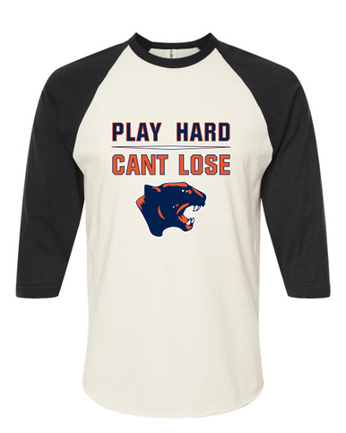 Oswego Panthers Play Hard, Can't Lose Women's Baseball T-Shirt