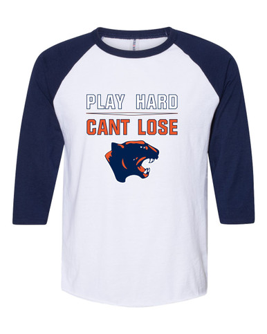 Oswego Panthers Play Hard, Can't Lose Men's Baseball T-Shirt