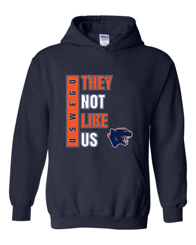 Oswego Panthers They Not Like Us #1 Men's Hoodie