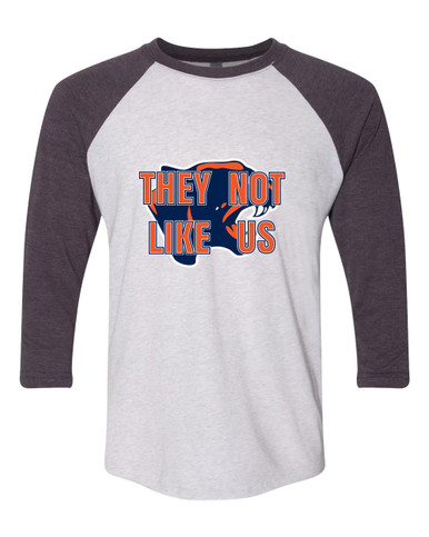 Oswego Panthers They Not Like Us #2 Women's Baseball T-Shirt