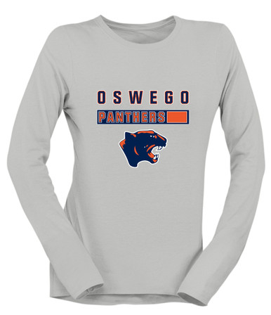 Oswego Panthers Mascot #7 Women's Premium LS T-Shirt