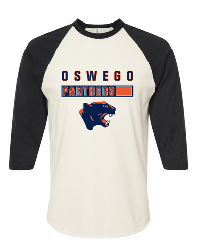 Oswego Panthers Mascot #7 Men's Baseball T-Shirt