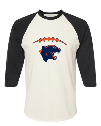 Oswego Panthers Football #2 Women's Baseball T-Shirt