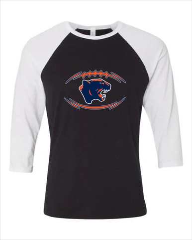 Oswego Panthers Football #3 Men's Baseball T-Shirt